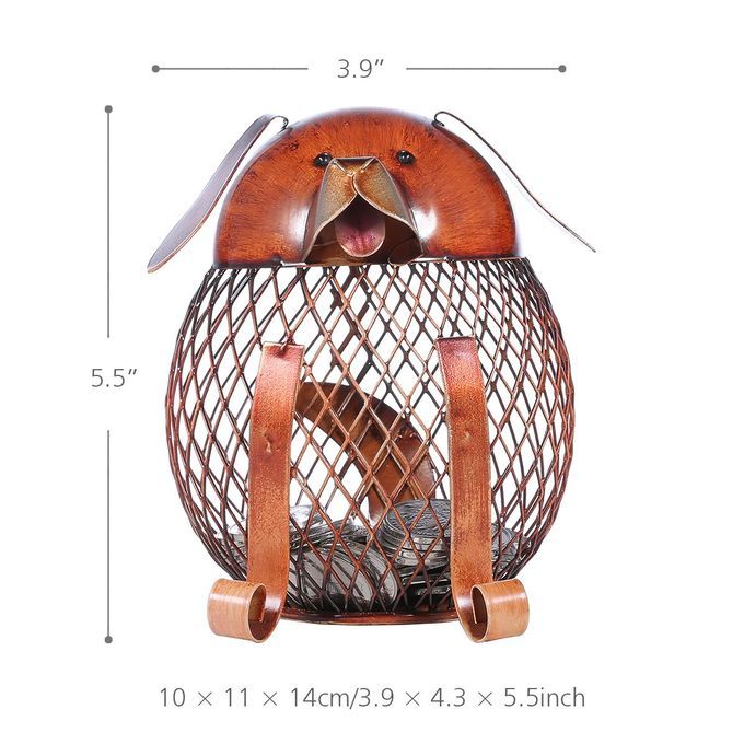 Puppy Money  Iron Handmade Puppy Shape Coin  Practical-