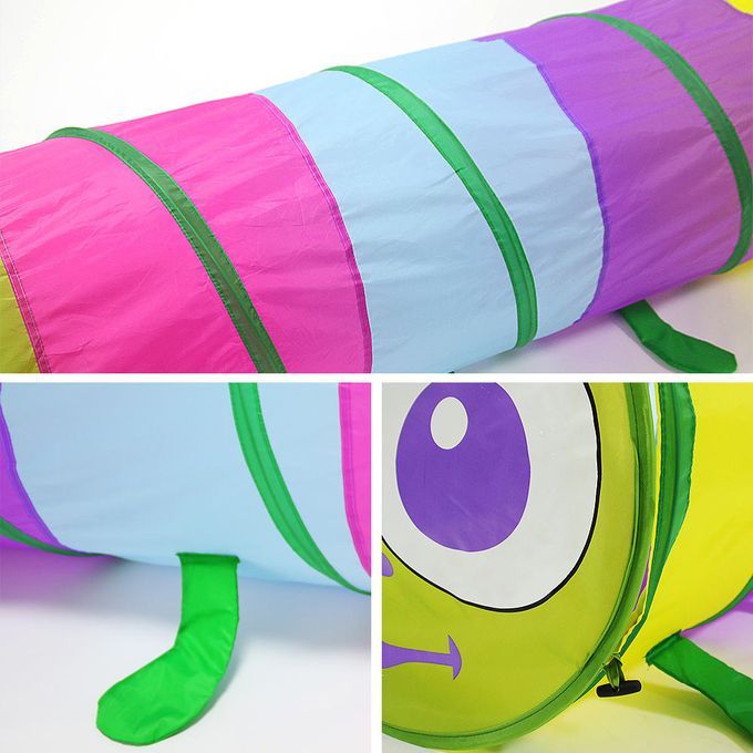 180cm Caterpillar Tunnel Hut Toy Tent   Up Playhouse Kids Crawling