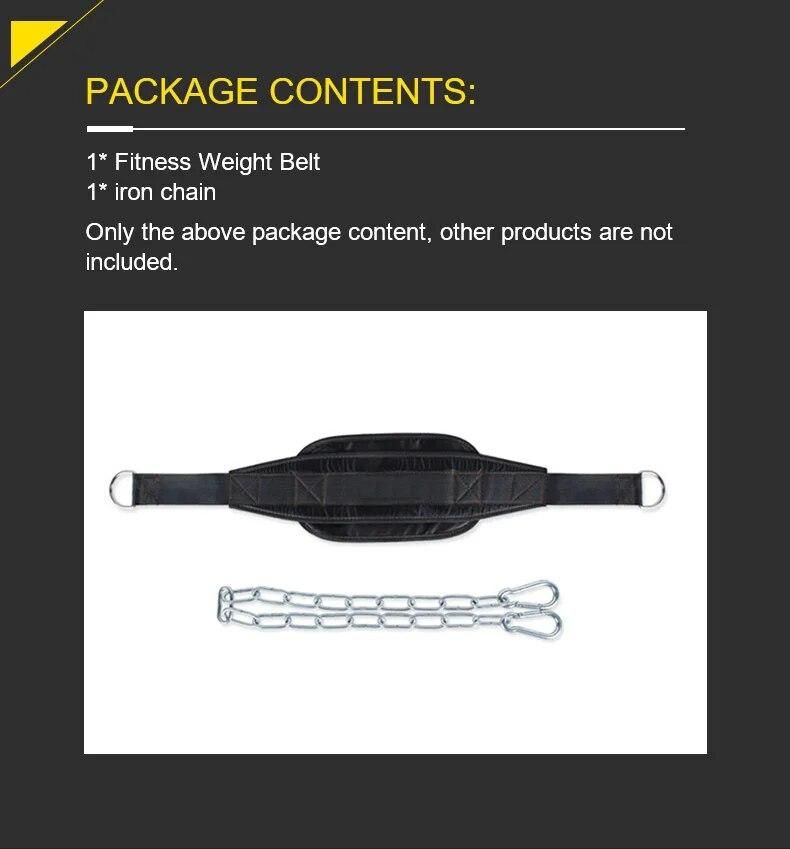 Fitness Equipment Weight Belt Professional Gym Pull-Ups Barbell Tablets Weights Dumbbell Weightlifting Belt Strength Pull Up L