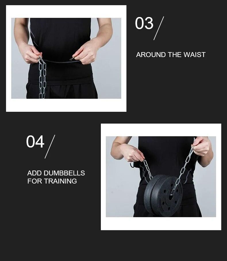 Fitness Equipment Weight Belt Professional Gym Pull-Ups Barbell Tablets Weights Dumbbell Weightlifting Belt Strength Pull Up L