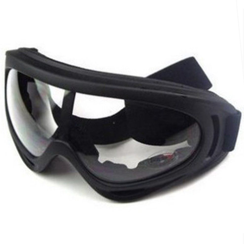 Airsoft      Ball Gl Es Wind Dust Motor Y Le Prote Tion-black