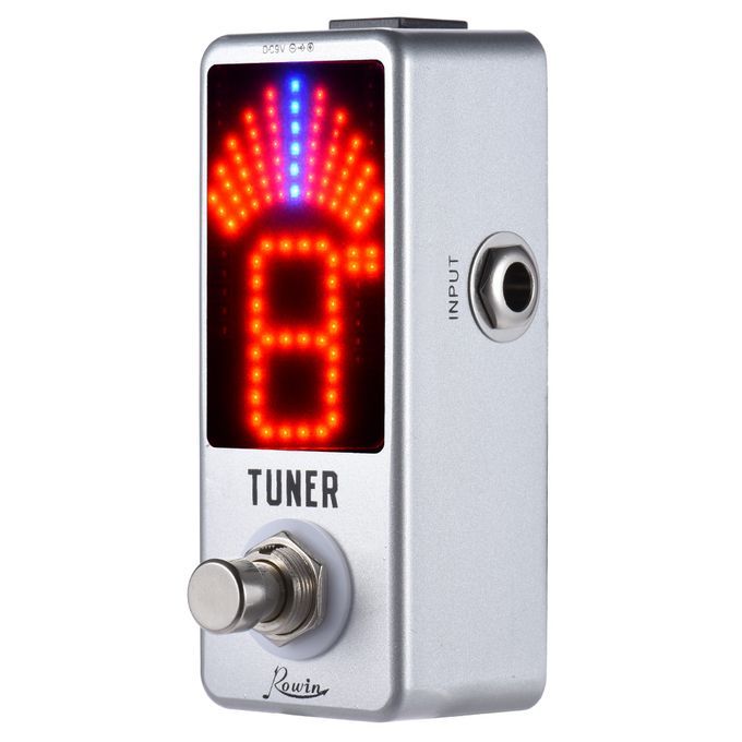Mini Chromatic Tuner Pedal Effect LED Display True Bypass