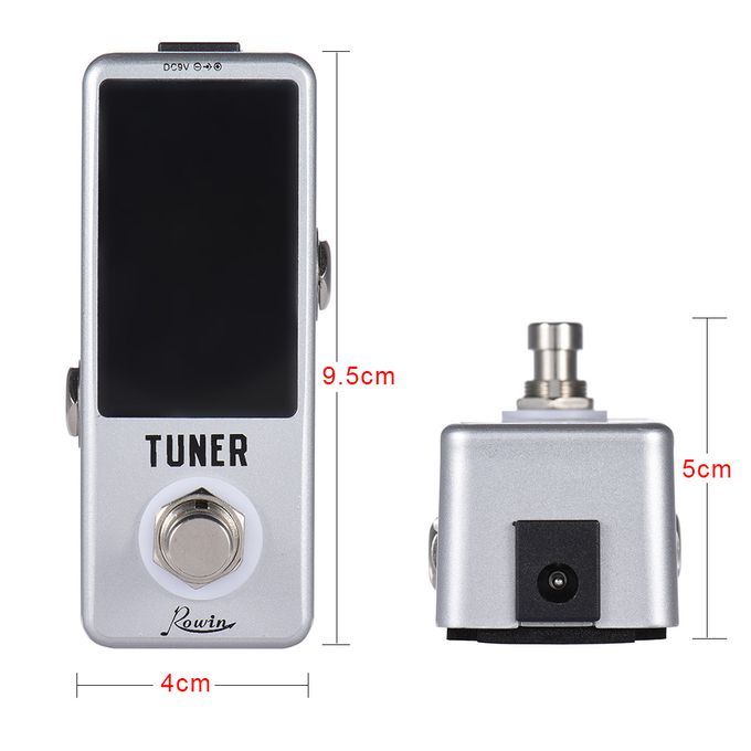 Mini Chromatic Tuner Pedal Effect LED Display True Bypass