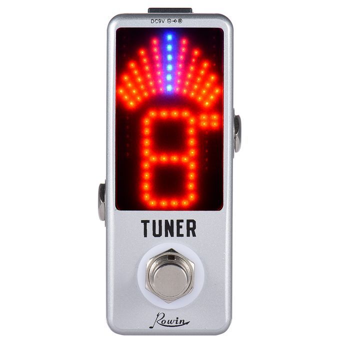 Mini Chromatic Tuner Pedal Effect LED Display True Bypass