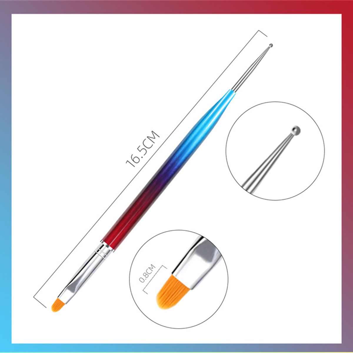 5PCS Nail Liner Pen Kit For Drawing Lines Details Stripes