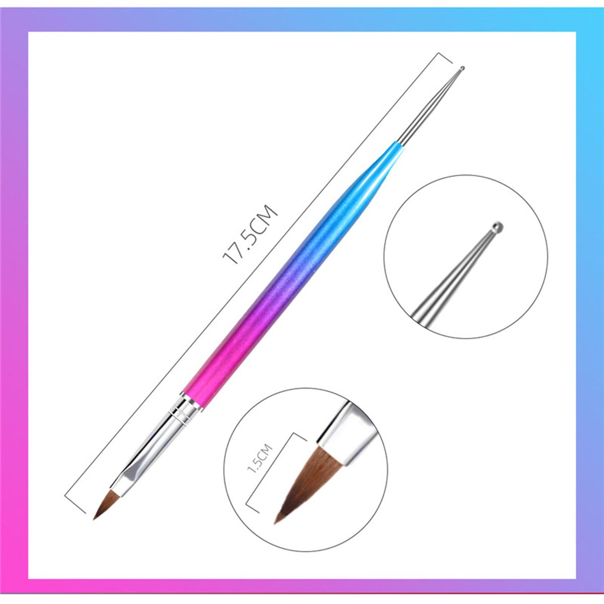 5PCS Nail Liner Pen Kit For Drawing Lines Details Stripes