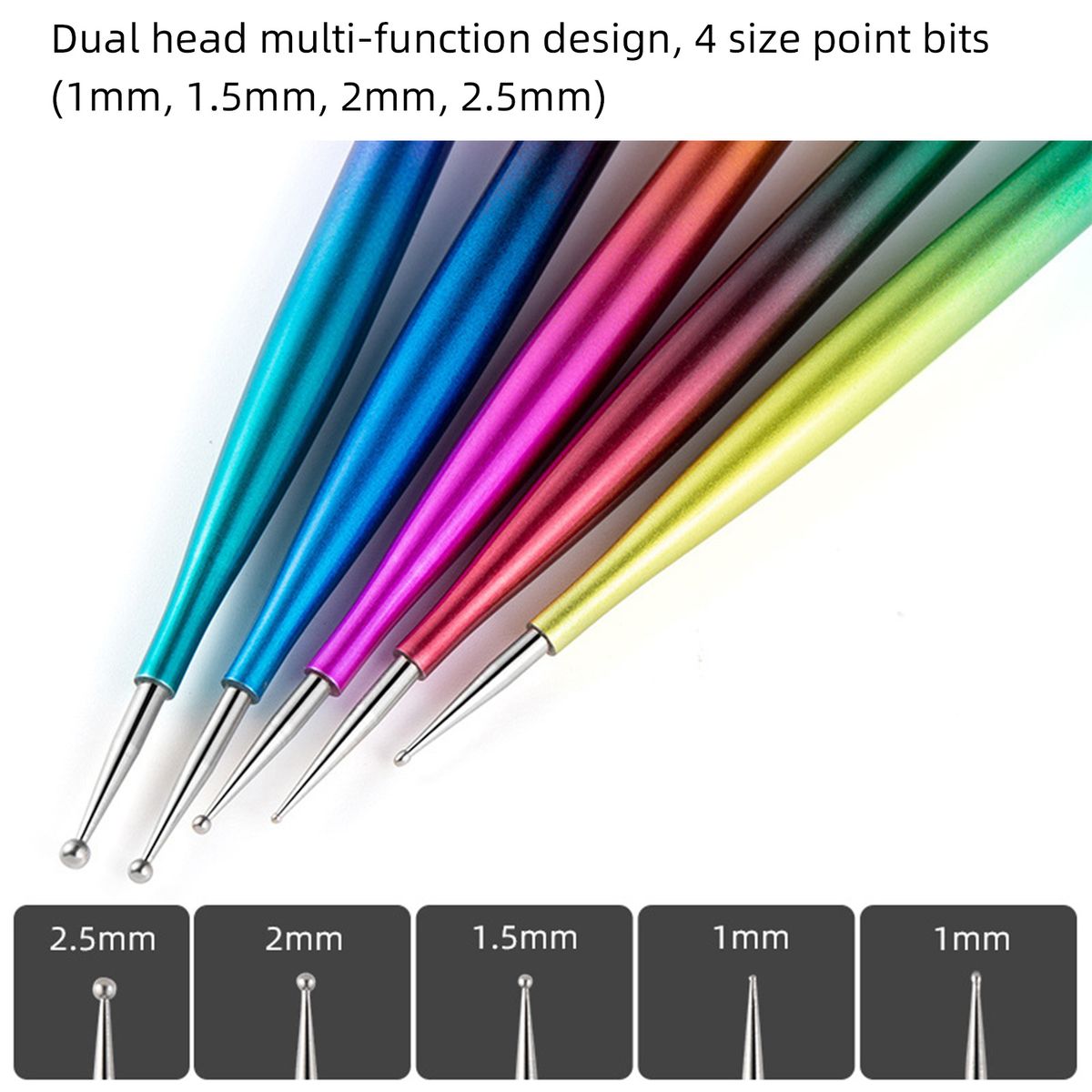 5PCS Nail Liner Pen Kit For Drawing Lines Details Stripes
