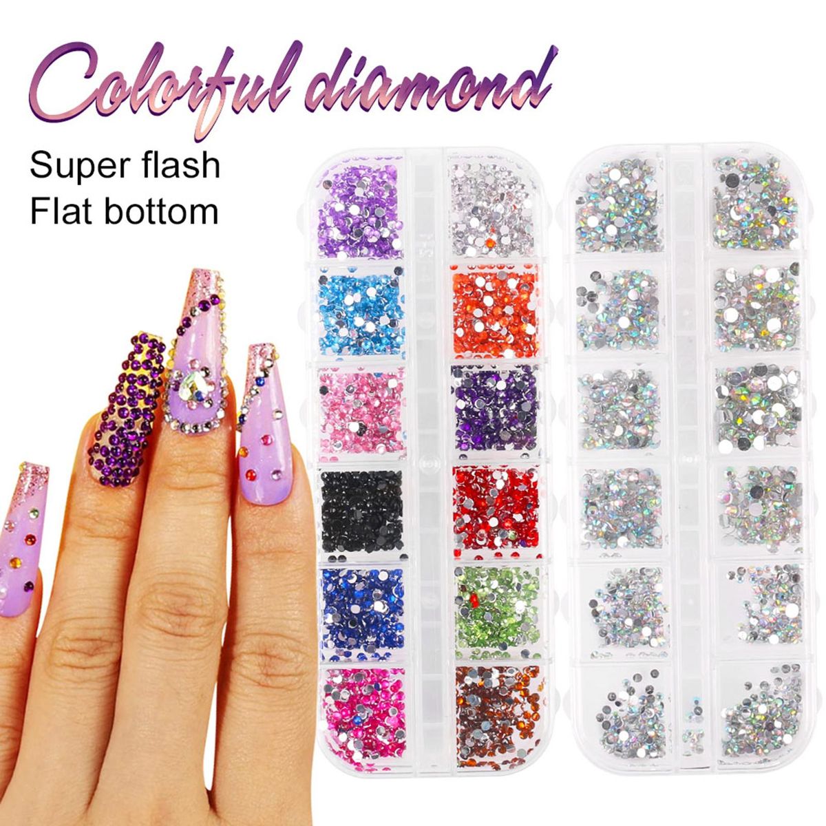 Nail Art Tools Set Nail Lamp Nail Drill Machine Foil Paper Diamond Ornament Manicure Salon Home DIY
