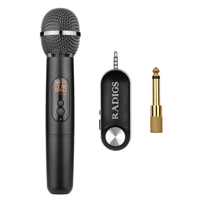 UHF Wireless Microphone System With Handheld Transmitter