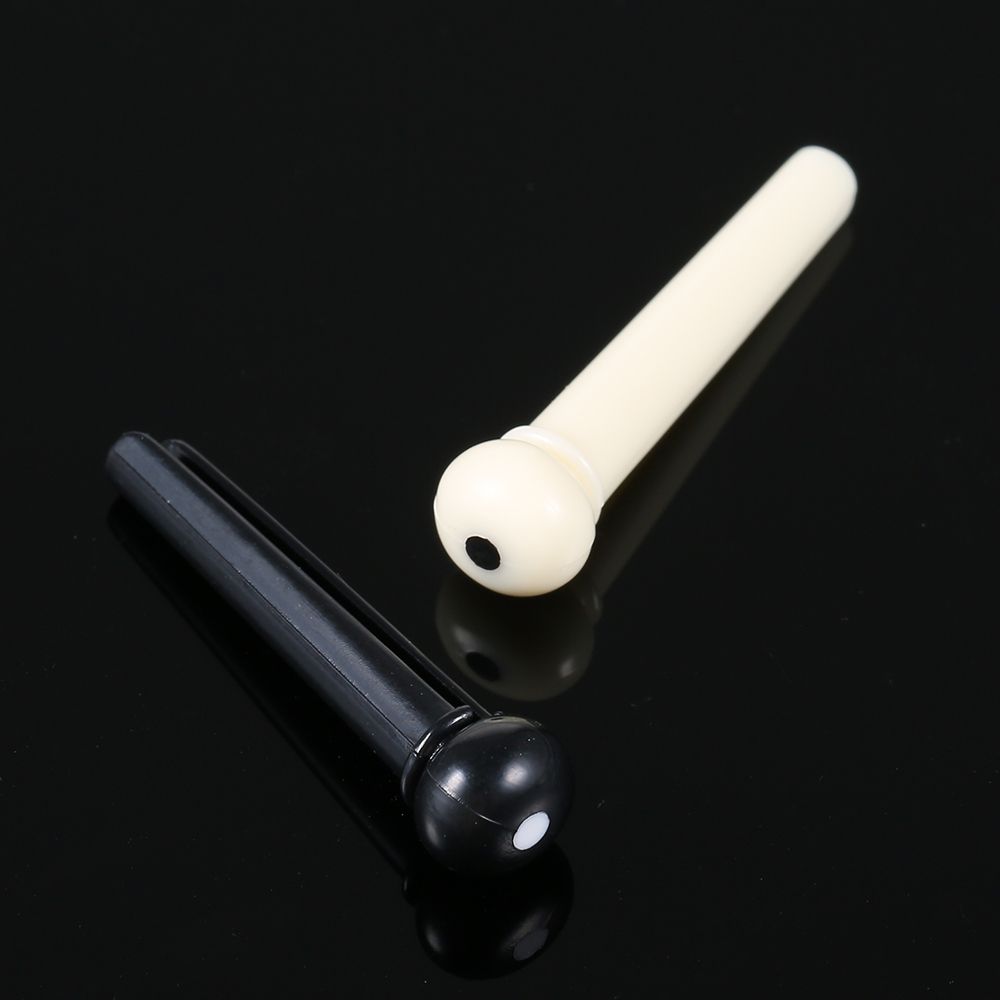 Plastic Acoustic Guitar Bridge Pin Bridge Saddle And Nut