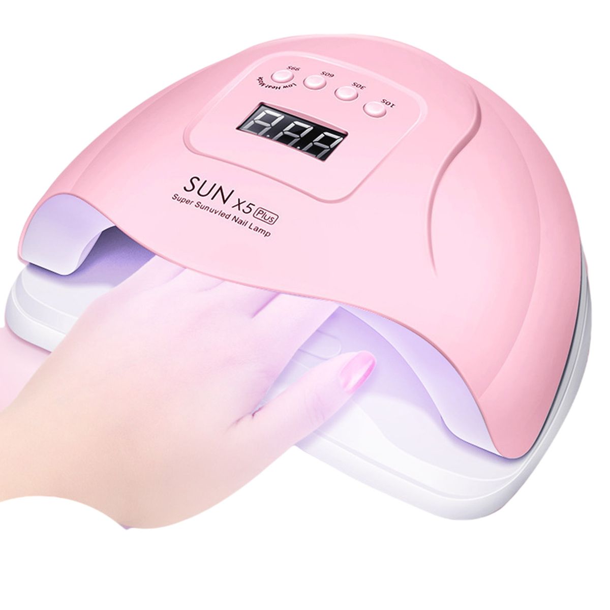 UV LED Nail Lamp Dual Light Source 120W Intelligent