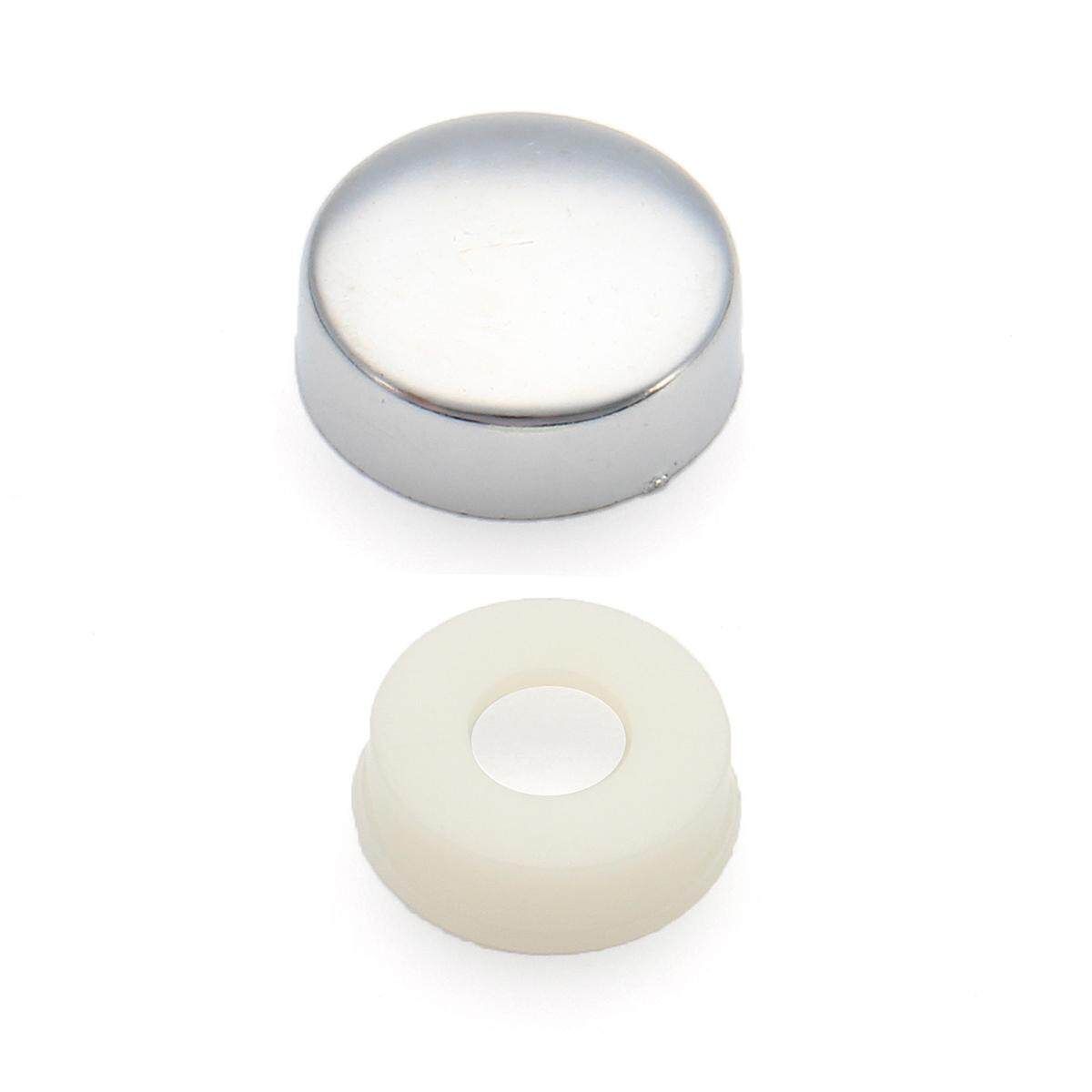 4pcs Chrome SCREW CAP / BOLT CAPS COVERS For Car Truck Plate Frame Electroplating Color