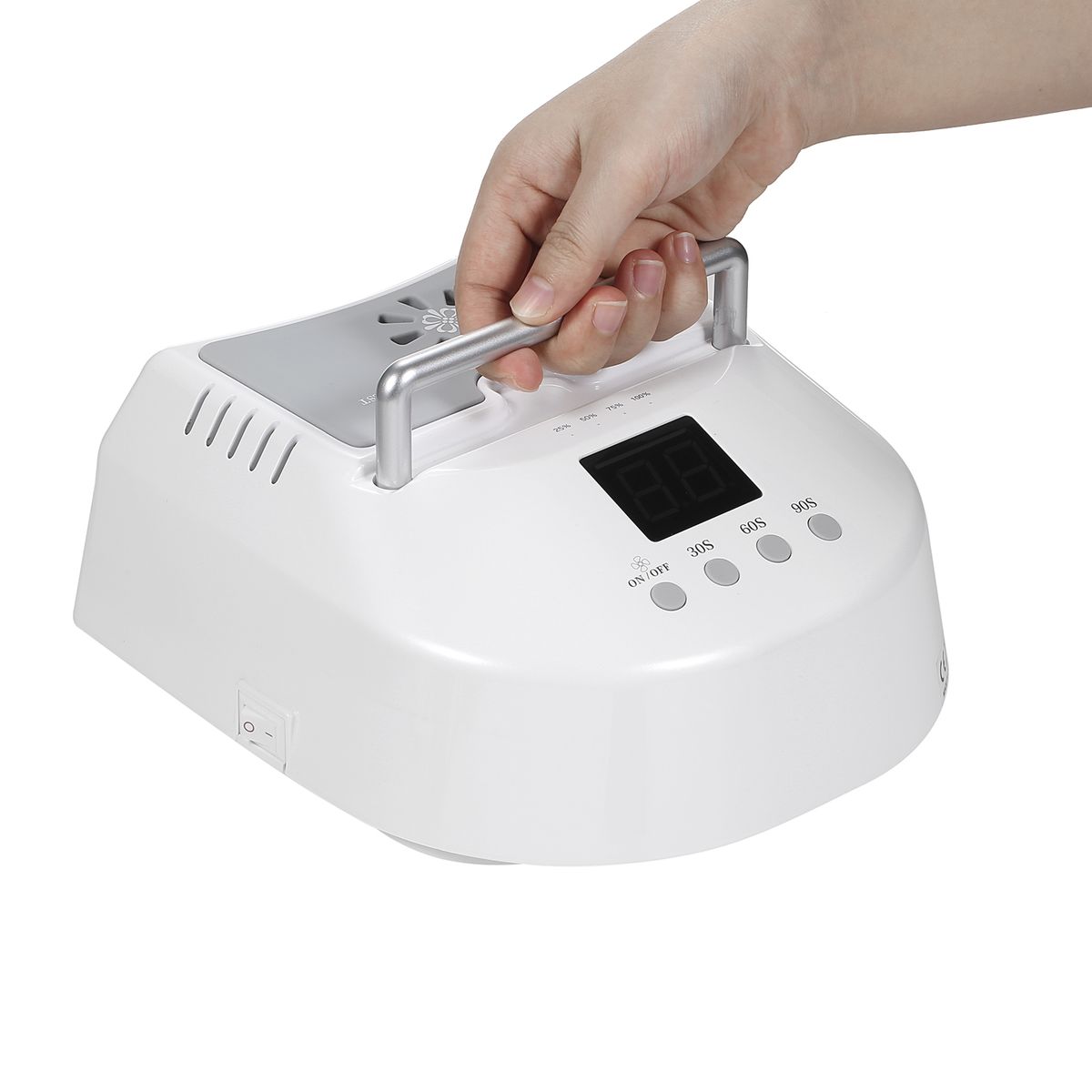 72W Cordless Fan Nail Lamp UV LED Lamp Nail Dryer For