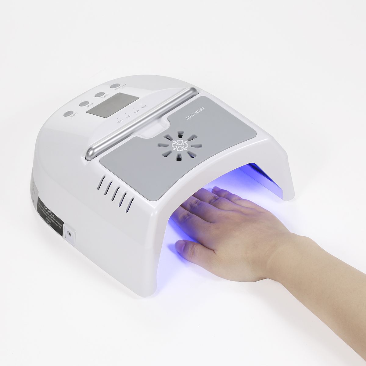 72W Cordless Fan Nail Lamp UV LED Lamp Nail Dryer For