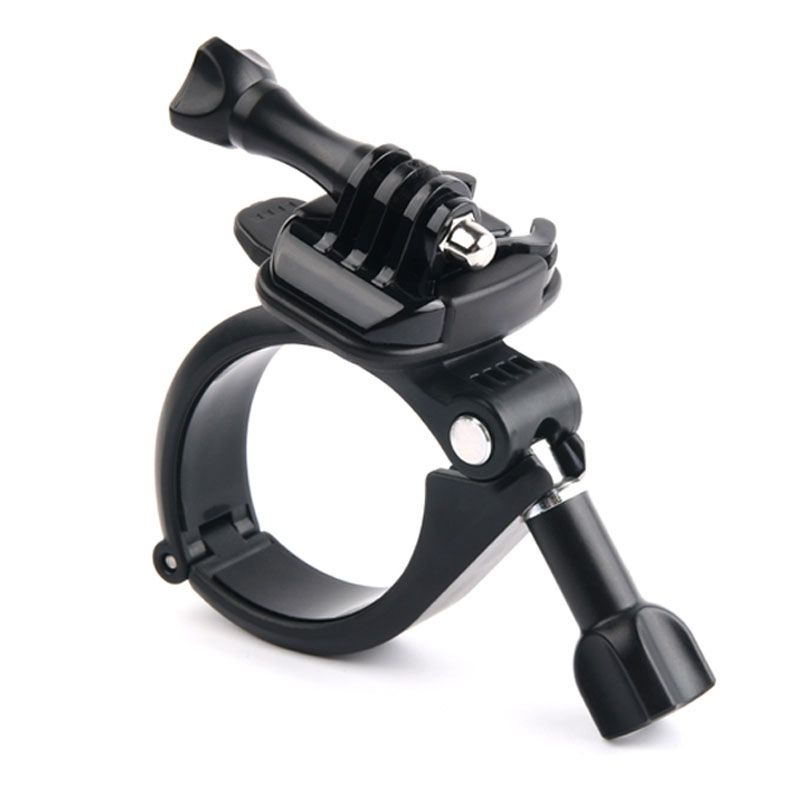 GP434 Large Size Bicycle Handlebar Fixing Mount For GoPro HERO7 /6 /5 /5 Session /4 Session /4 /3+ /3 /2 /1 / Fusion, Xiaoyi & Cameras(Black)