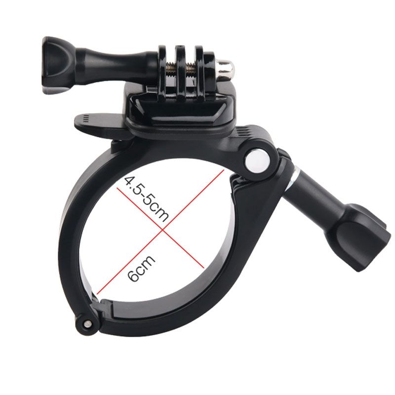 GP434 Large Size Bicycle Handlebar Fixing Mount For GoPro HERO7 /6 /5 /5 Session /4 Session /4 /3+ /3 /2 /1 / Fusion, Xiaoyi & Cameras(Black)