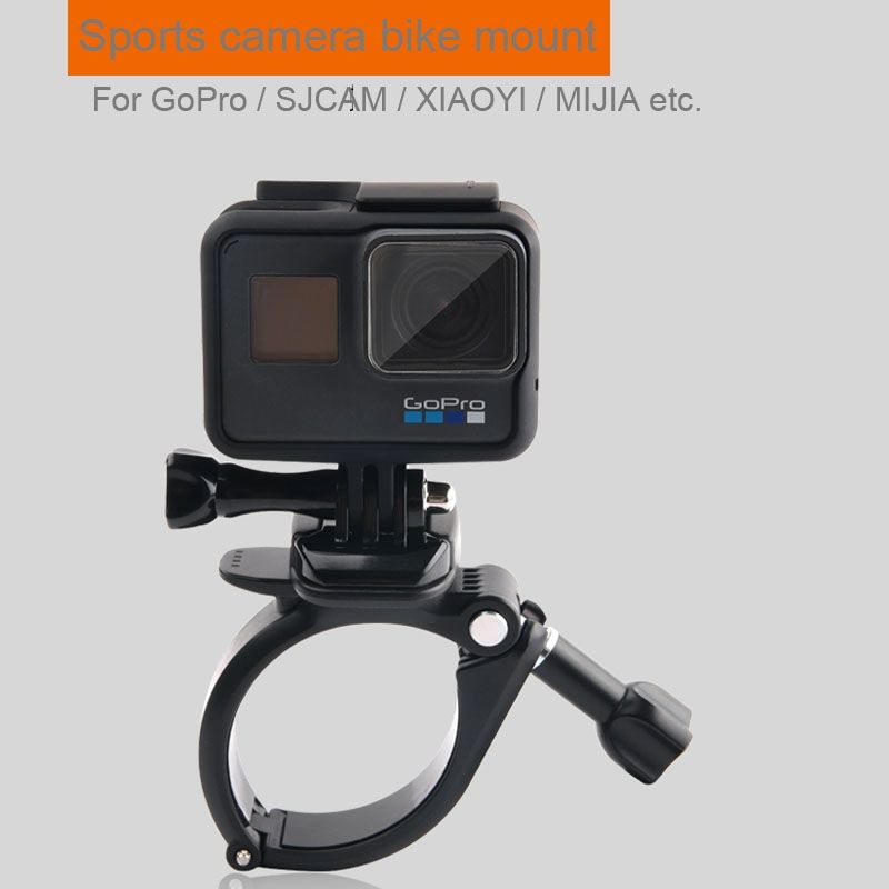 GP434 Large Size Bicycle Handlebar Fixing Mount For GoPro HERO7 /6 /5 /5 Session /4 Session /4 /3+ /3 /2 /1 / Fusion, Xiaoyi & Cameras(Black)