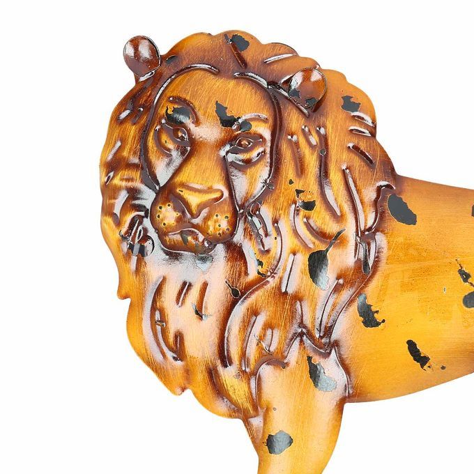 Tooarts Lion King Wall Hook Decorative Iron Wall Hanger-