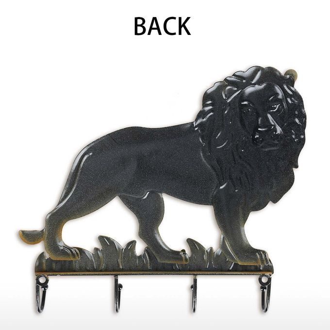 Tooarts Lion King Wall Hook Decorative Iron Wall Hanger-