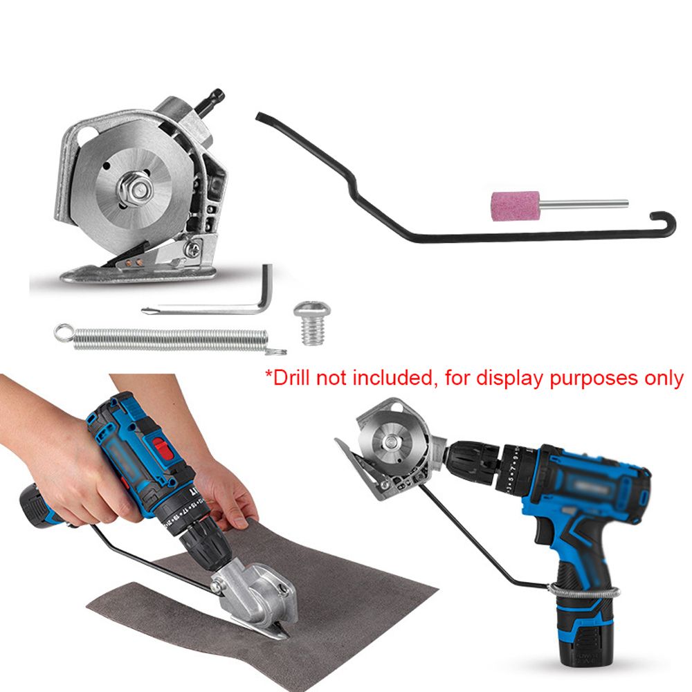 Electric Drill To Electric Fabric Cutter Refitting Accessory