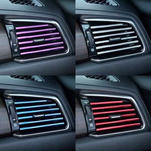 10pcs Universal Car Air Conditioner Outlet Vent Decoration