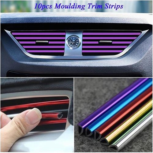 10pcs Universal Car Air Conditioner Outlet Vent Decoration
