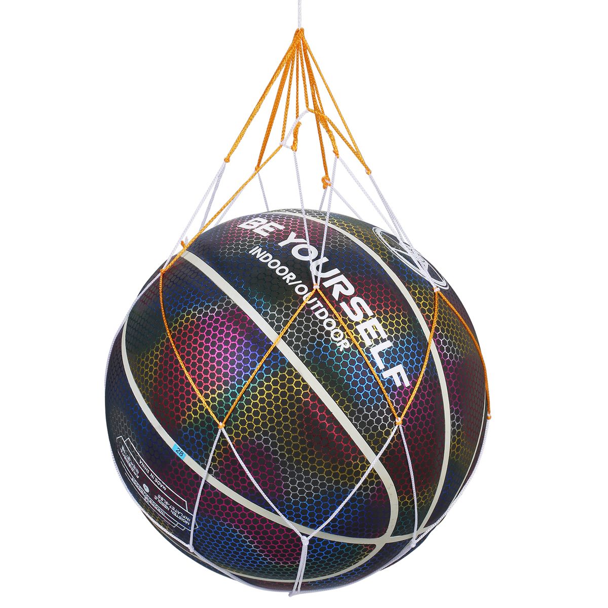 Holographic Reflective Basketball Glowing Luminous Indoor