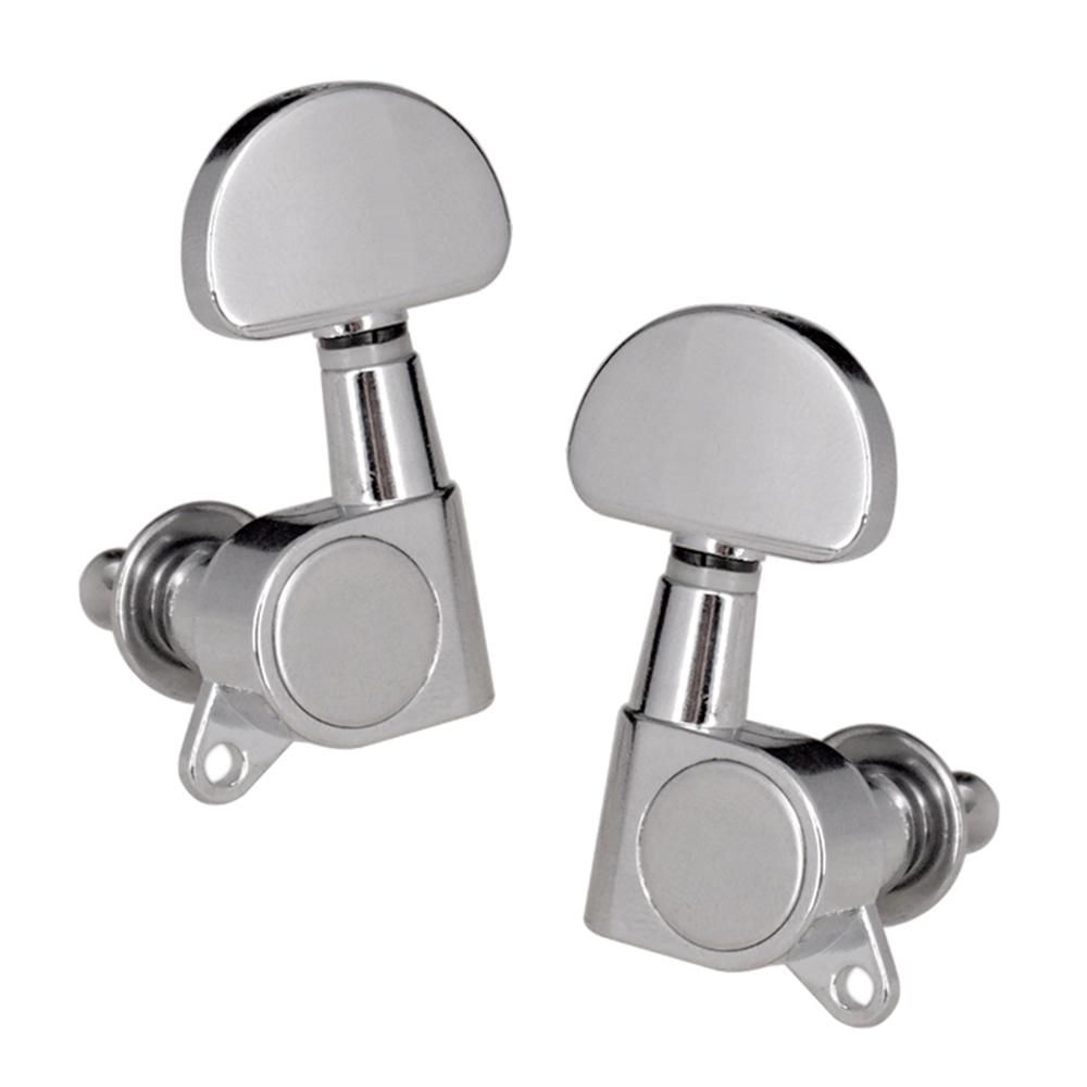 6pcs (3L3R) Closed Guitar Tuning Pegs String Tuners Machine Heads Knobs Tuning Keys for Folk Acoustic / Electric Guitar
