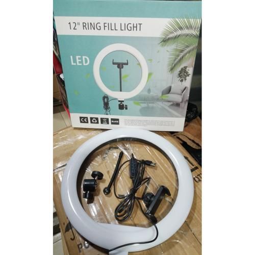12 Inch Led Ring Light With Stand And Phone/camera Holder