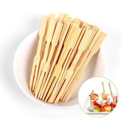 100pcs Multi Purpose Wooden Pick Fruits Forks
