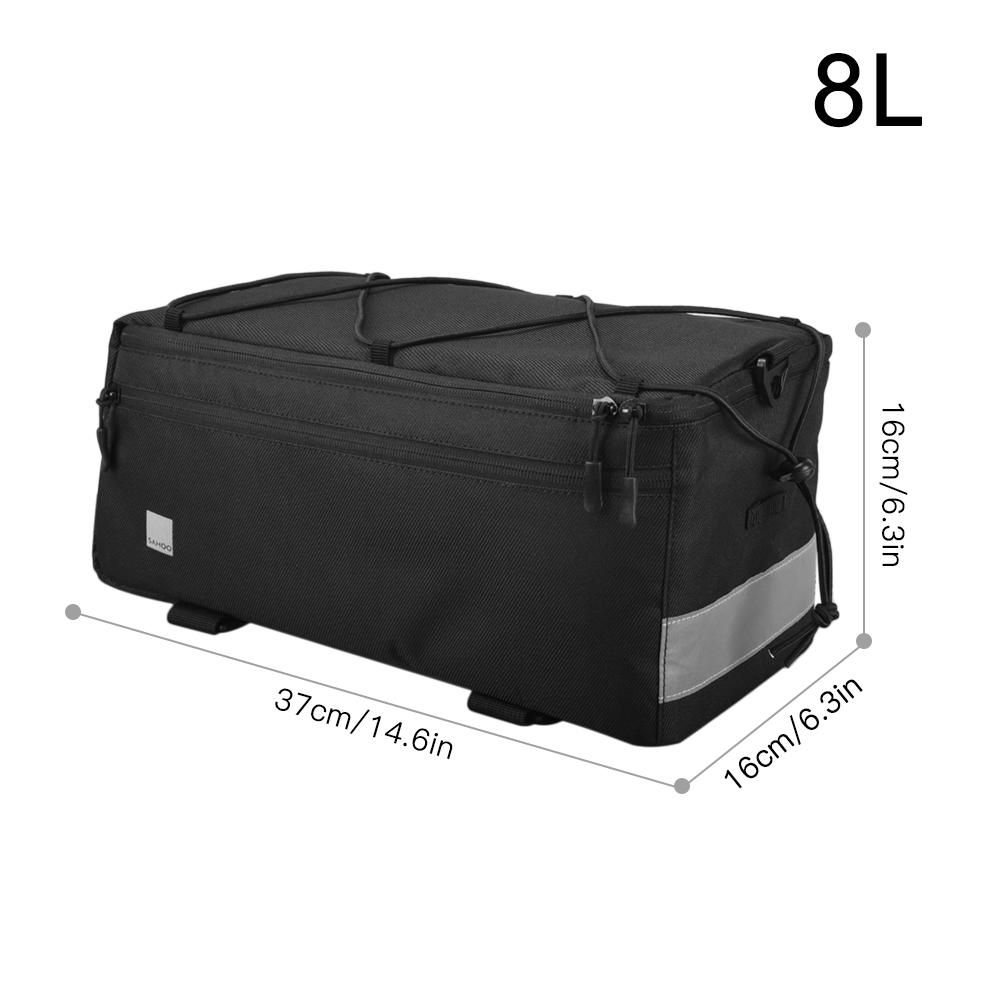 Multi Function Cycling Insulated Trunk Cooler Bag Bicycle Bike Rear Seat Bag Luggage Rack Pannier Bag