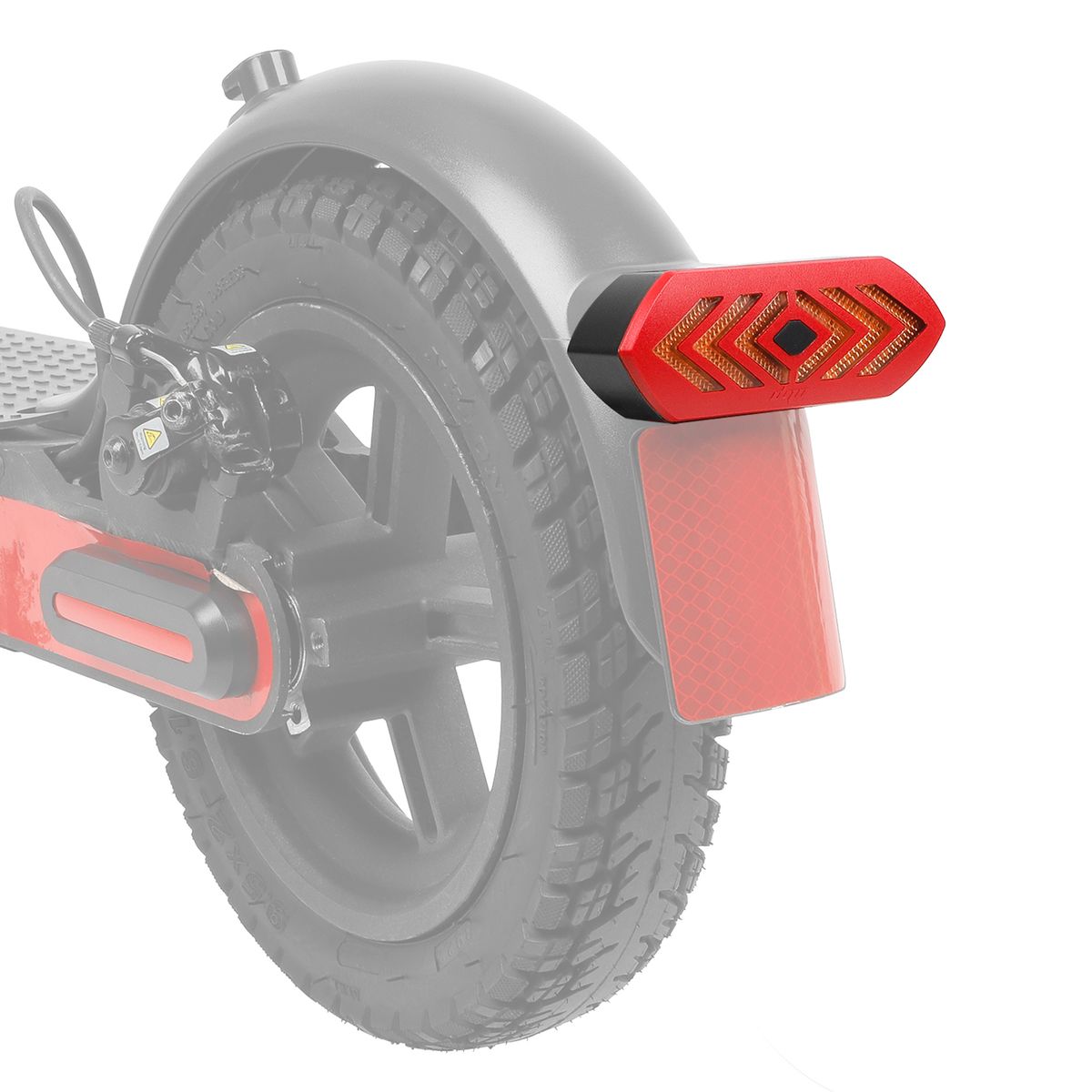 Rear Suspension Kit With Mudguard And LED Taillight For
