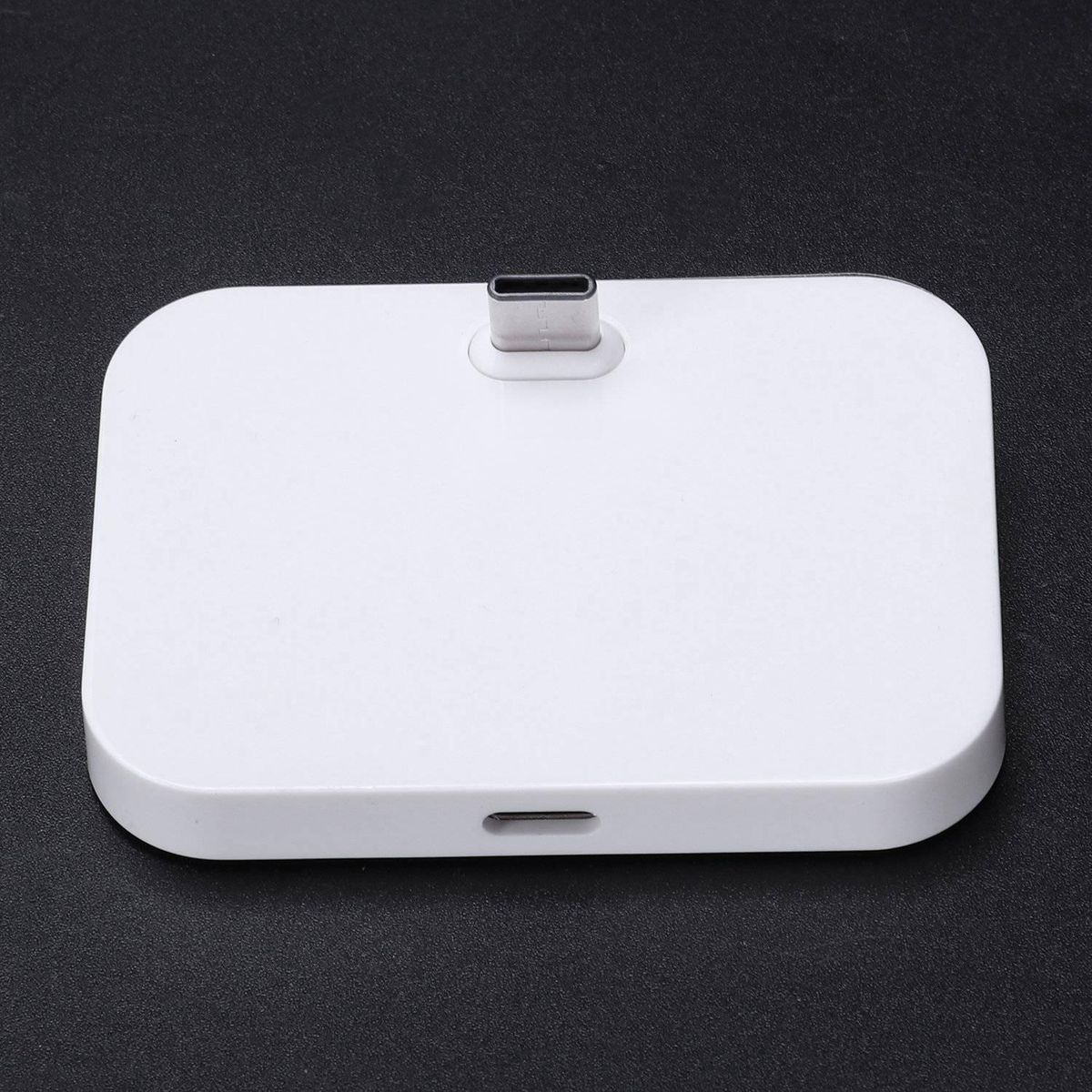 Mobile Phone Desktop Type-C Charger Stand Holder Cellphone Usb-C Charging Docking Station Silver