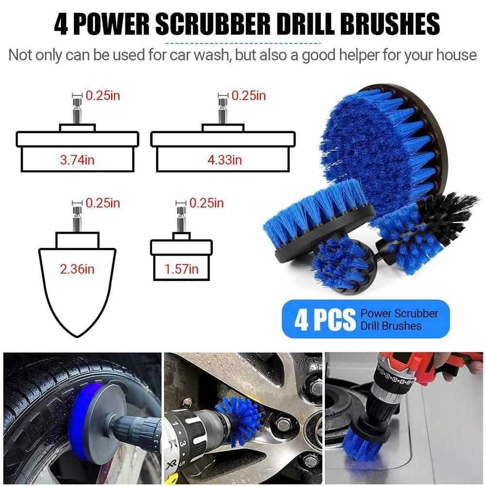 20 Pcs Detailing Brush Set (Inside & Outside) Car Cleaning