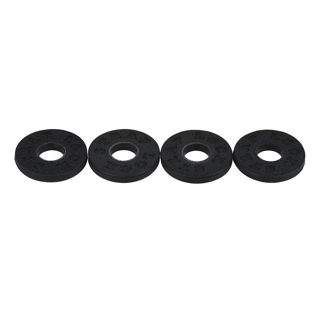 4pcs Bass Guitar Strap Locks Blocks Rubber Material Guitar