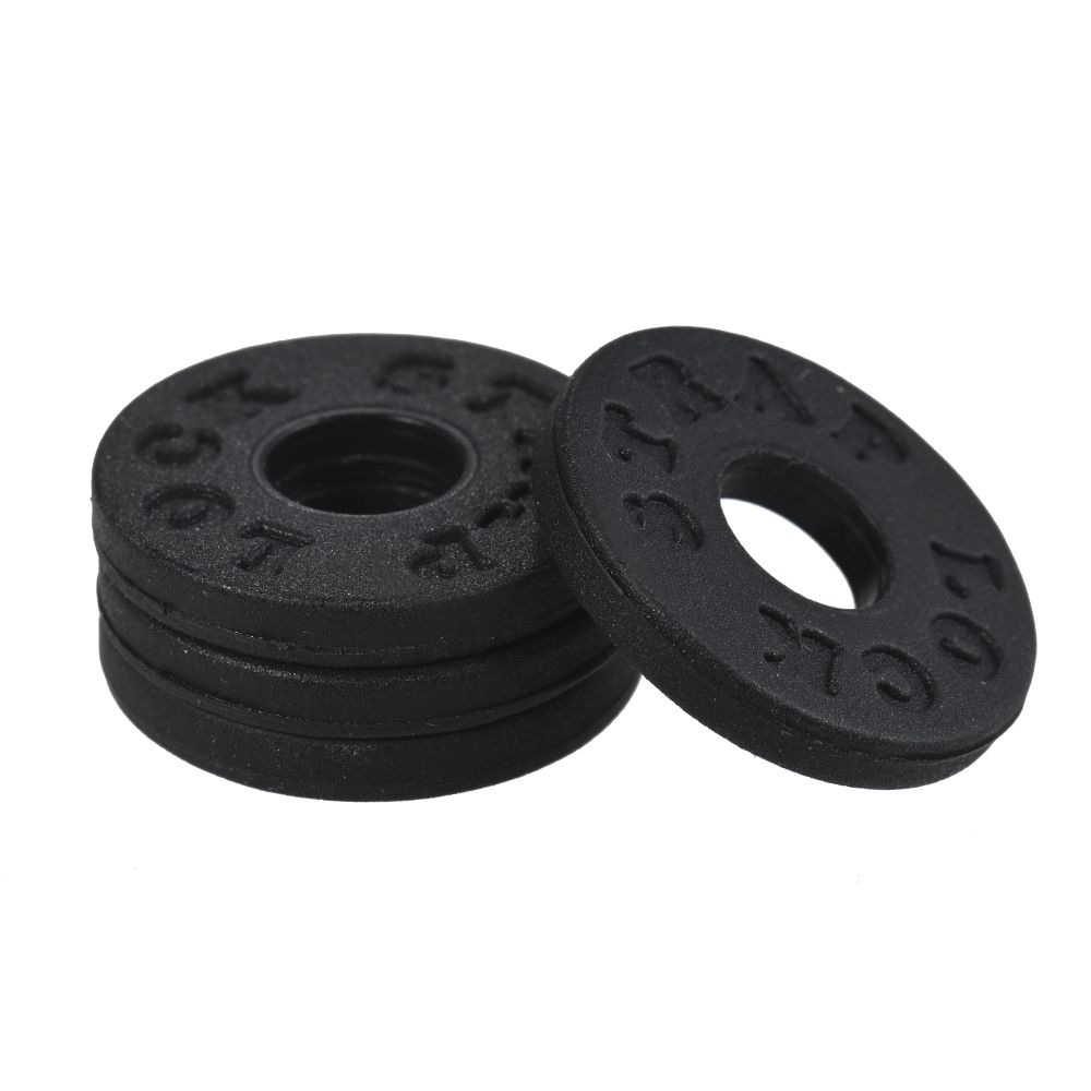4pcs Bass Guitar Strap Locks Blocks Rubber Material Guitar
