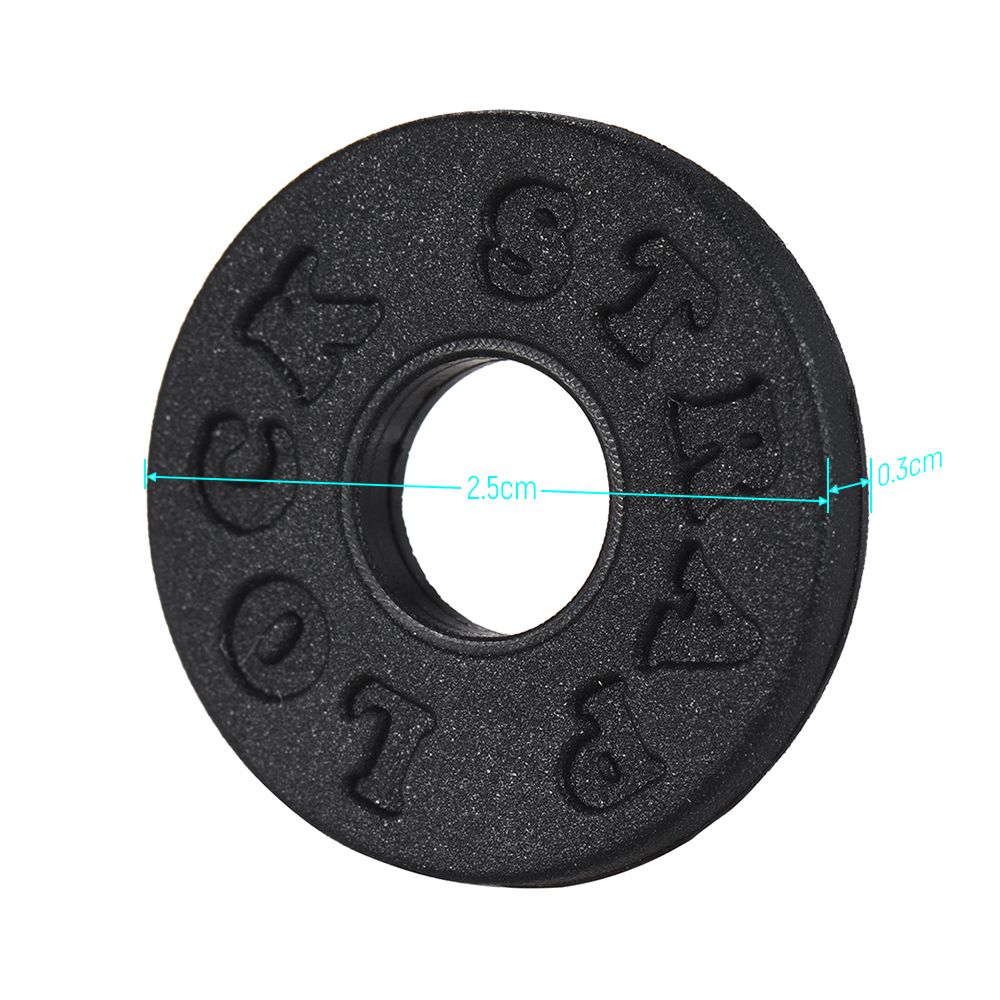 4pcs Bass Guitar Strap Locks Blocks Rubber Material Guitar