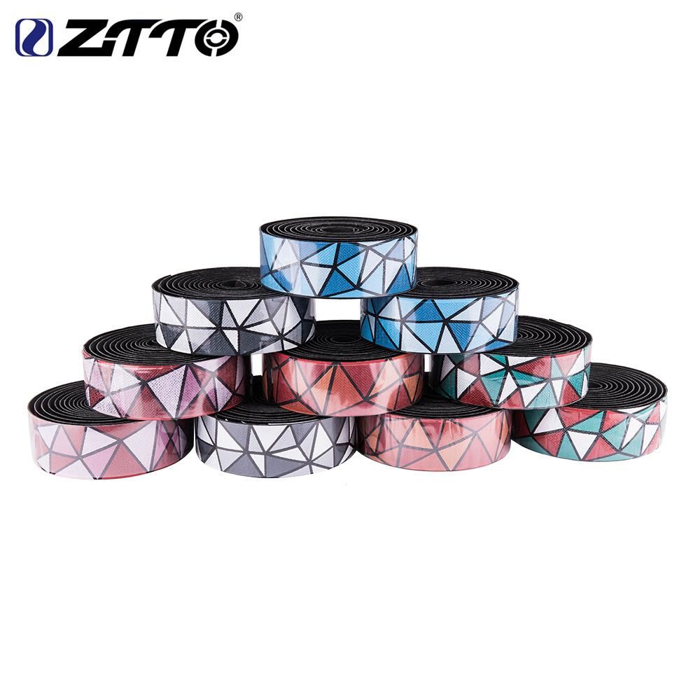 ZTTO Bike Handlebar Tape Anti-Vibration Wrap with 2 Bar