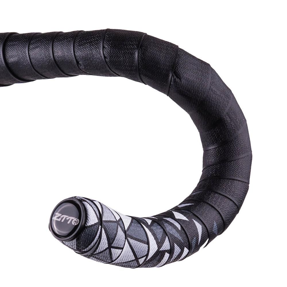 ZTTO Bike Handlebar Tape Anti-Vibration Wrap with 2 Bar