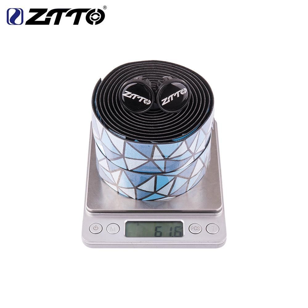 ZTTO Bike Handlebar Tape Anti-Vibration Wrap with 2 Bar