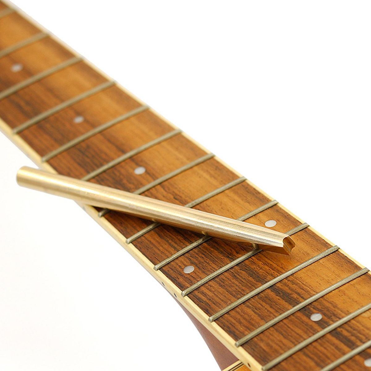 Guitar Frets Setter Precision Fret Wire Setter Tool for Guitar Ukulele Golden