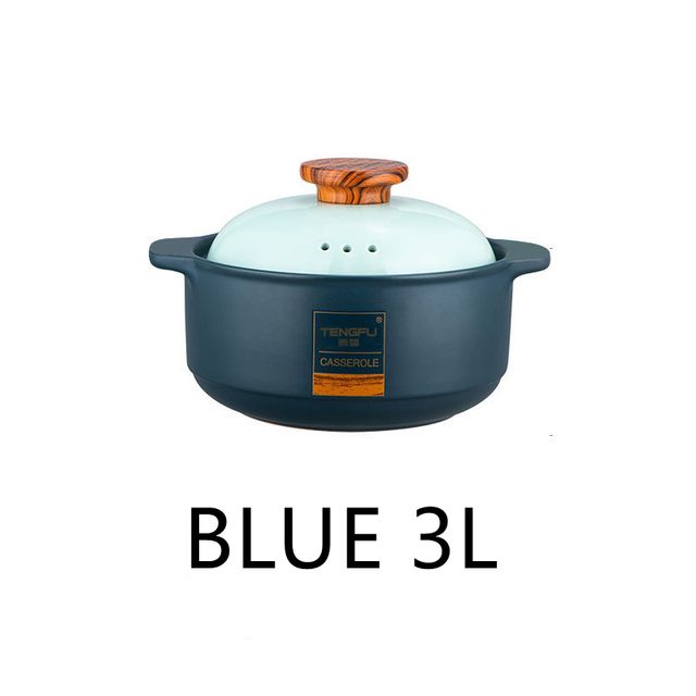 Ceramic Casserole Stove Stew Pan Clay Ceramics Cooking Pot