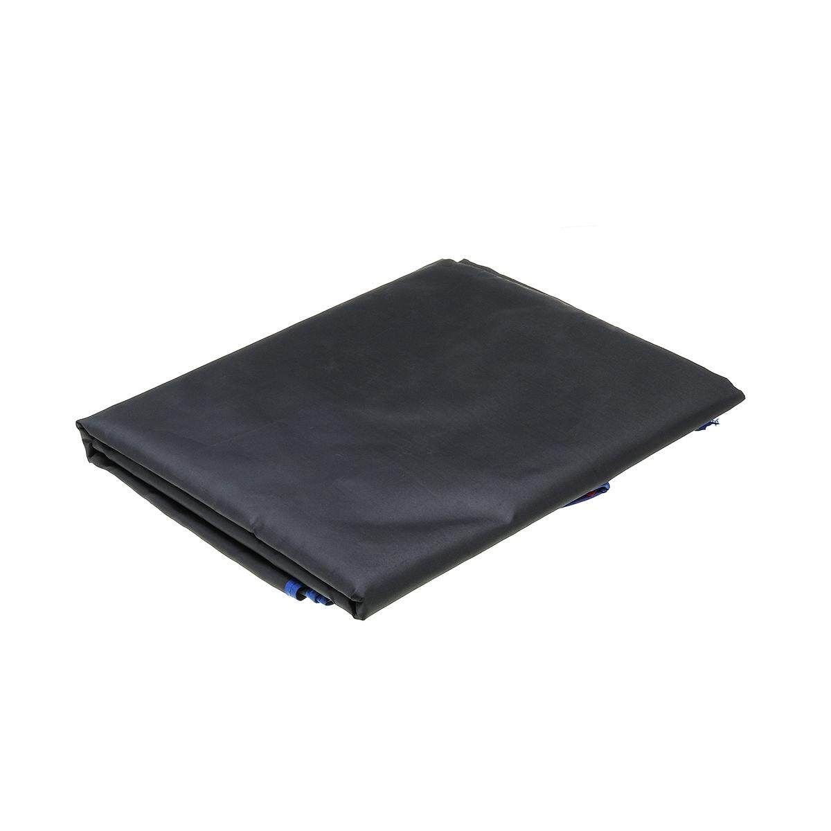 10x10 Feet Up Canopy Top Replacement Patio Pavilion Gazebo Oxford Sunshade Cover Black