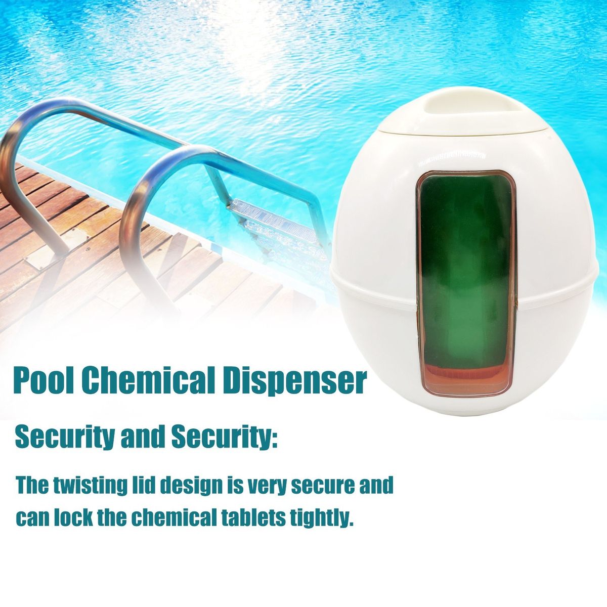 Pool Spa Chemical Dispenser Tablet Tab Floater Dispenser For