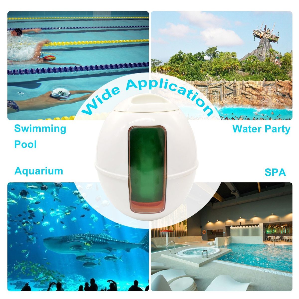 Pool Spa Chemical Dispenser Tablet Tab Floater Dispenser For