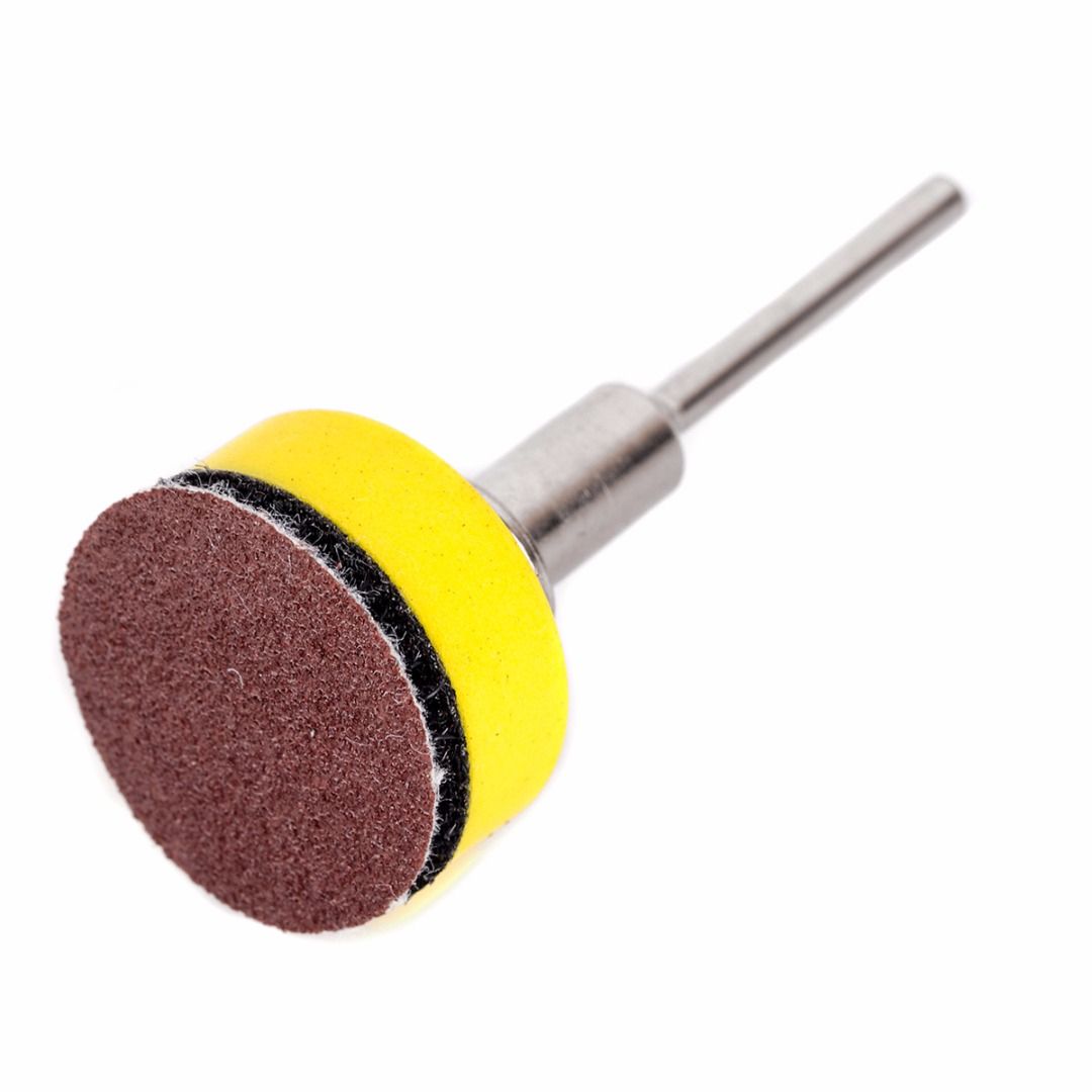 100pcs Sanding Discs 1inch Abrasives Hook Loop Bac