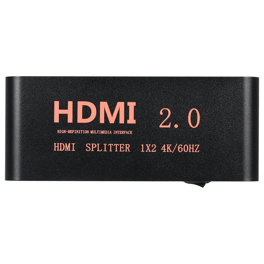 HD Splitter 1 In 2 Out Up To 3840*2160 Resolution With