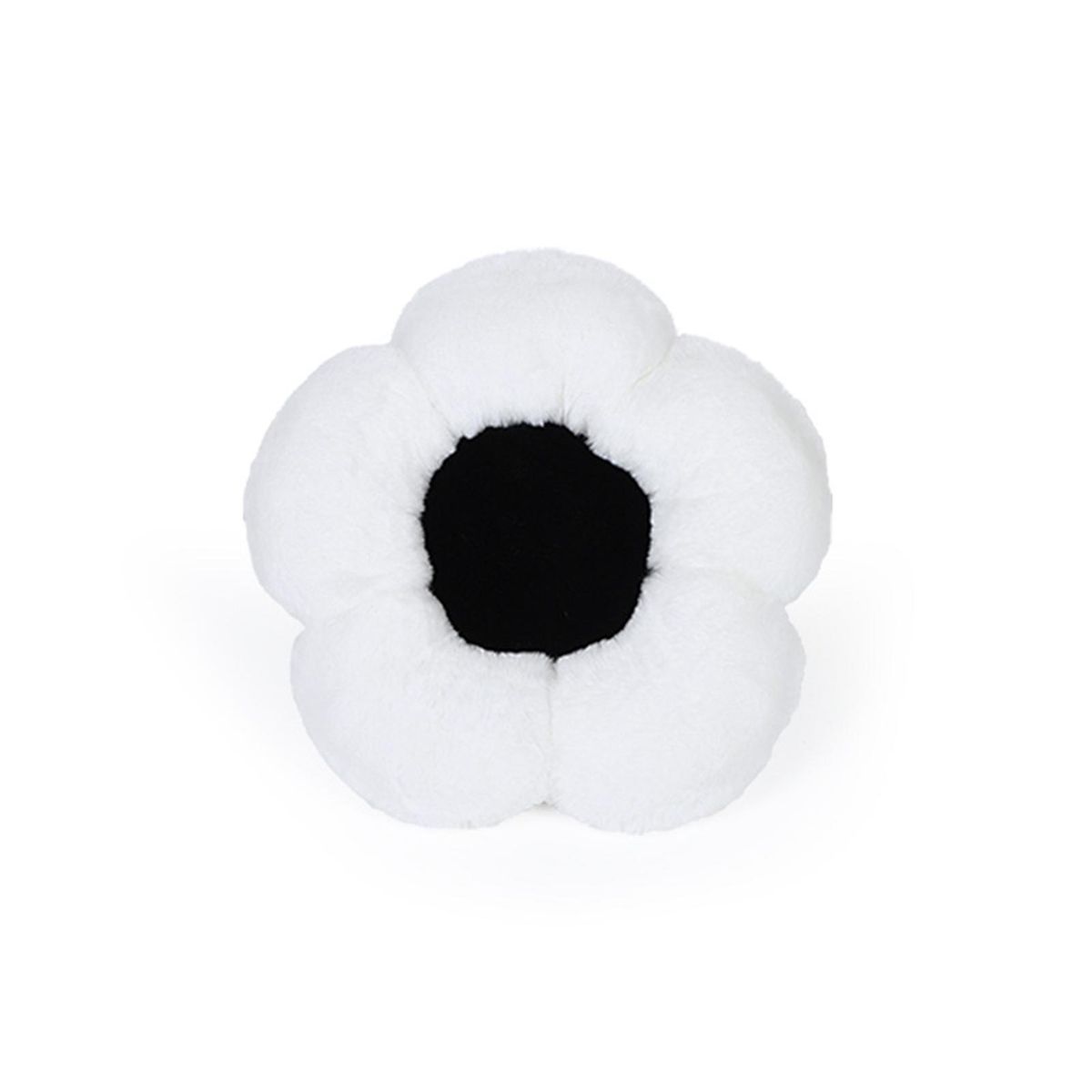 Soft Comfortable Neck Support Pillow Floral Comfort Car for Travel White