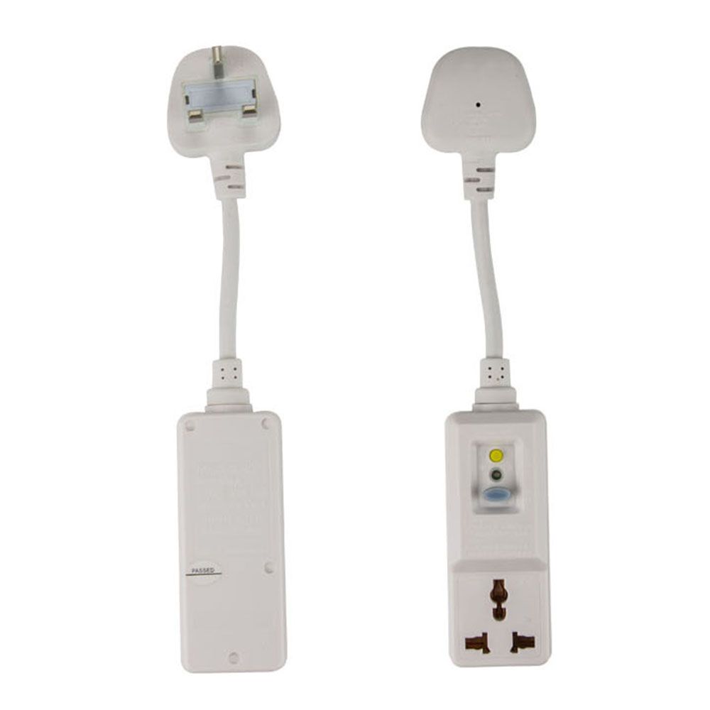 RCD 10A GFCI 3 240V 220V Pins Protection Leakage Ty Plug UK