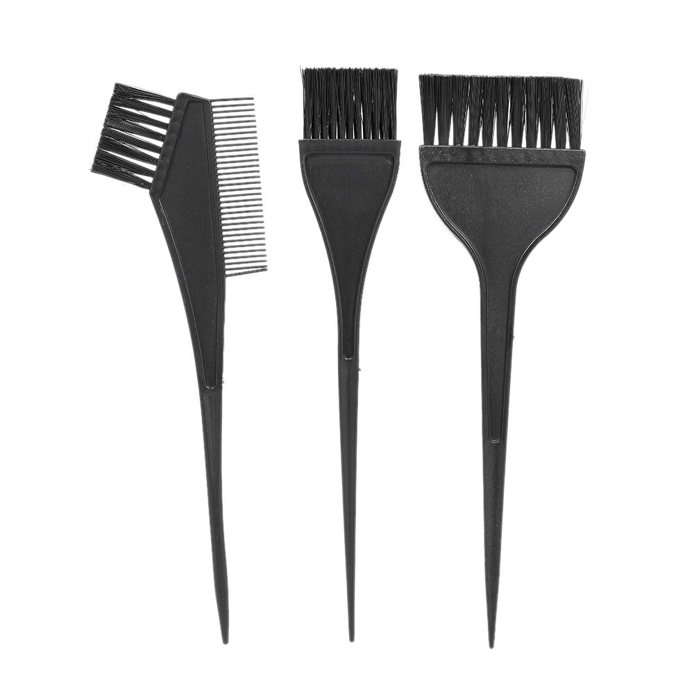 4 Pcs Hair Coloring Tools Kit Dyeing Bowl Brush Double-sided
